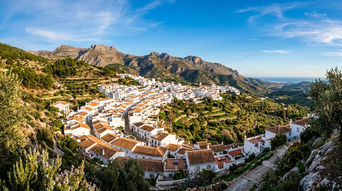 Vista panorámica de Frigiliana